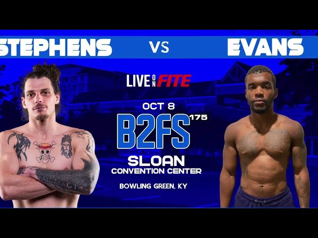 B2FS 175 | Donald Evans vs Jackie Stephens 155 Ammy