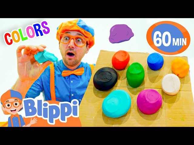 Blippi Learns and Plays with Colors! | Toys and Shapes | Educational Videos for Kids