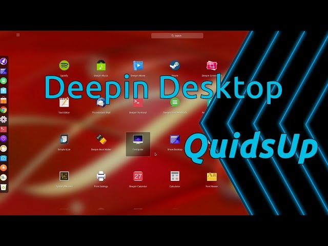 Desktop December - Deepin Desktop Environment