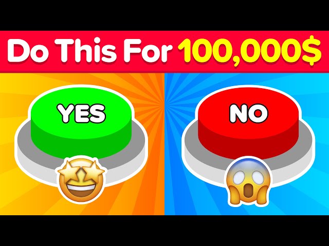 Choose One Button! YES or NO Challenge! 😱