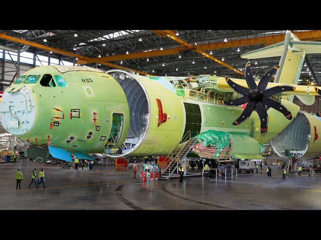 Inside Billions $ Super Advanced Airbus A-400M Factory - Assembly Line