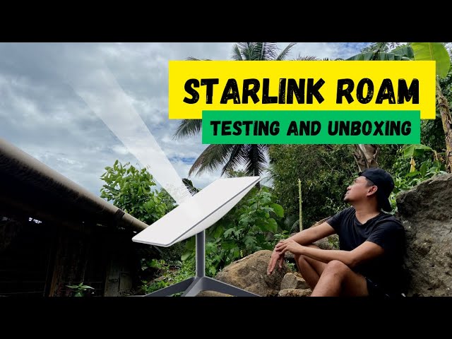 Starlink Roam Kit Testing and Unboxing