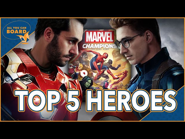 Our TOP 5 MOST FUN Marvel Champions Heroes | 2023