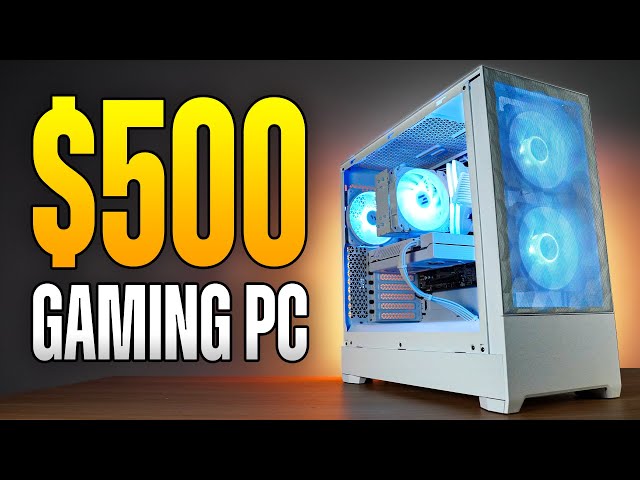 Yes, You CAN Build a $500 ALL WHITE Budget Gaming PC!