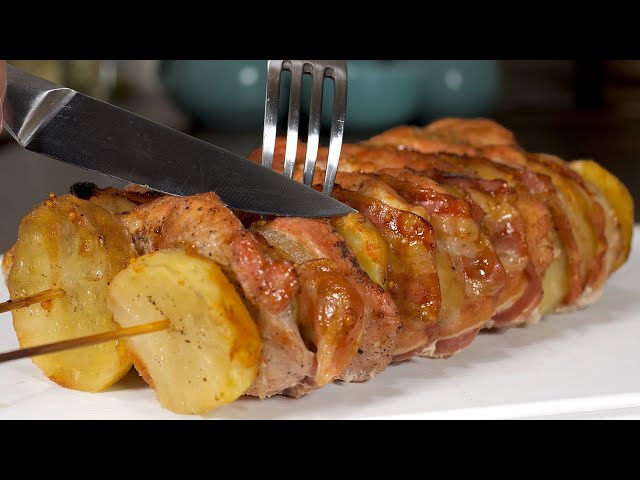 💯Unique meat recipe!😱 Delicious as a barbecue! Super cool pork recipe! ASMR prescription