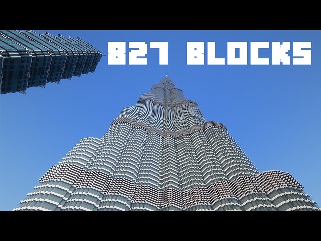 I Built EVERY TALLEST BUILDING in the world in Minecraft!