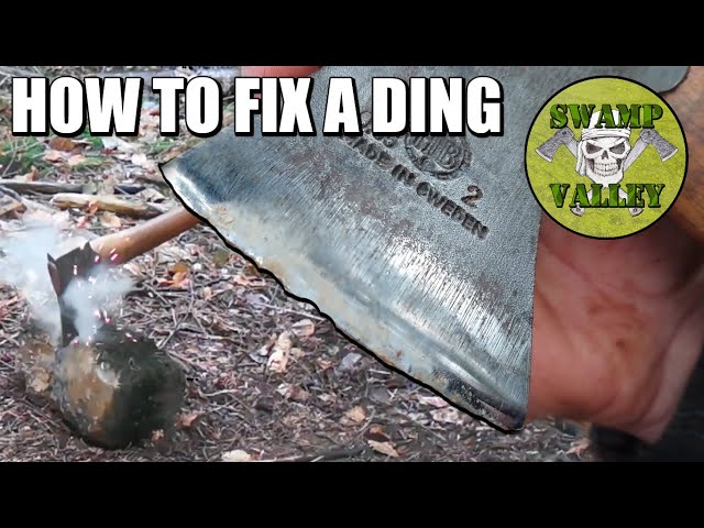 How to fix a ding in an axe - Easy Way