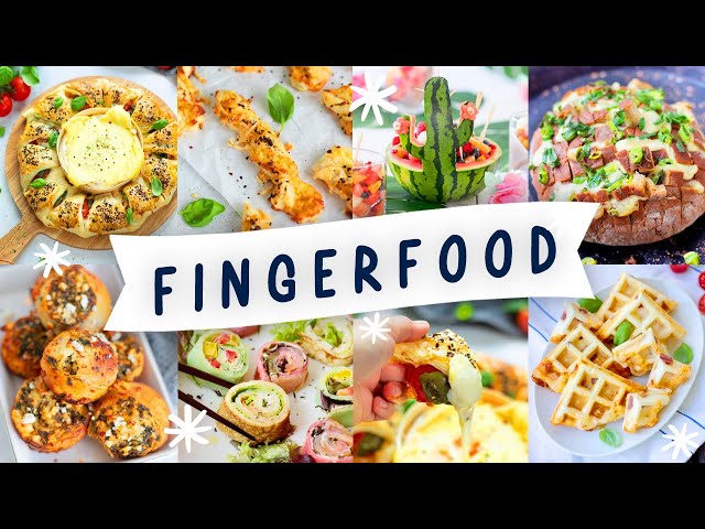 Partyessen: Schnelle Ideen für kalte Fingerfood Rezepte zum Vorbereiten | Leckere Party Snacks