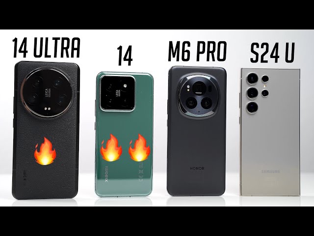 Xiaomi 14 Ultra vs 14 vs Honor Magic 6 Pro vs Samsung Galaxy S24 Ultra - Benchmark | SwagTab