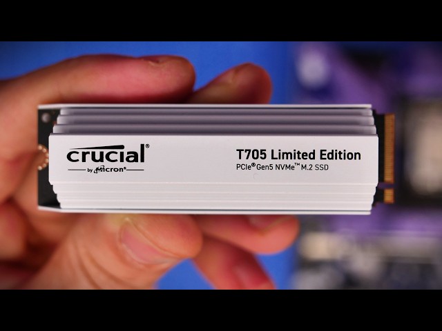 Crucial T705 Limited Edition - how to install, setup and test