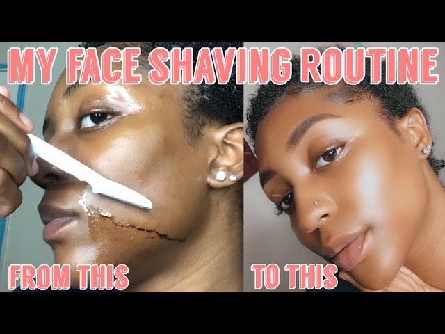 SHAVING MY FACE FOR CLEAR SKIN || Dermaplaning At Home (Satisfying!!)