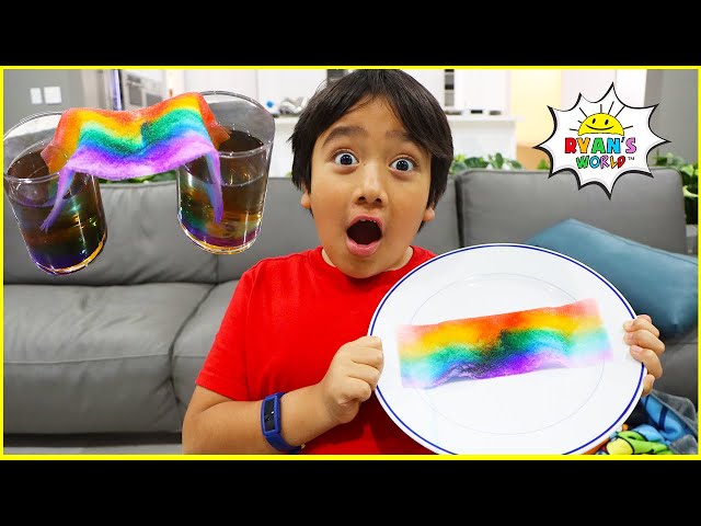 DIY Rainbow Science Experiments with 1hr activities for kids to do at home!!