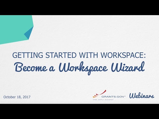 [WEBINAR -  Oct. 18, 2017] Getting Started with Workspace: Become a Workspace Wizard [Promo]