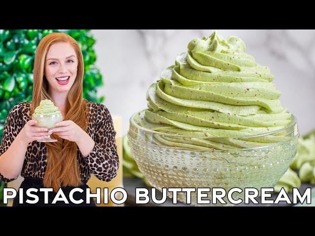 How to Make Pistachio Buttercream Frosting - Extra Creamy! Back to Cake Basics