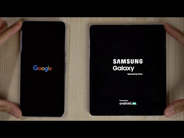 Google Pixel 8 Pro vs Galaxy Z Fold 5 SPEED TEST!