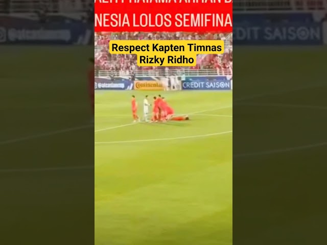 Respect Kapten Timnas Indonesia U-23 Rizky Ridho Fair Play Ke Pemain Korea Yg Kalah