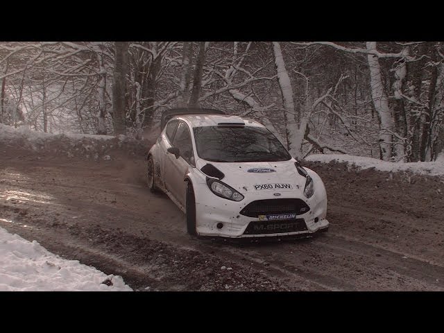 Tests before rally Monte Carlo 2014 Bryan Bouffier - Xavier Panseri Ford Fiesta WRC by Ouhla lui