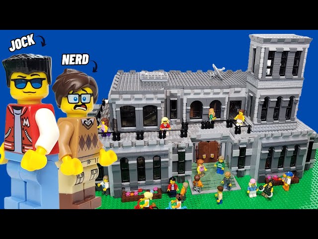 I built an ENTIRE High School in Lego... But it has a DARK SECRET