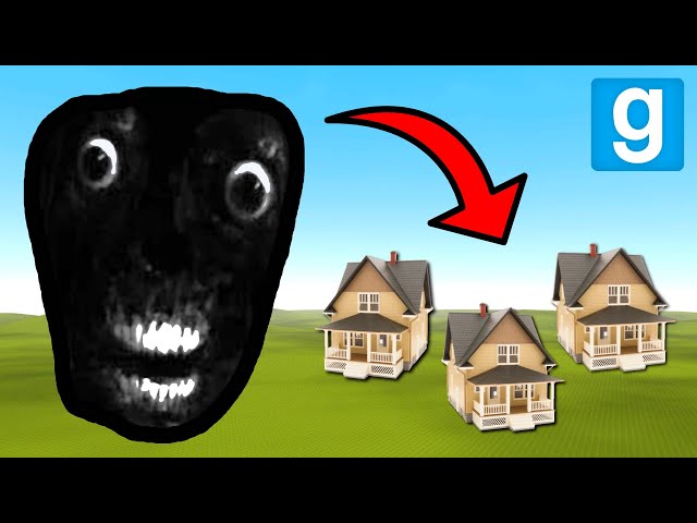 TERRIFYING FACE NEXTBOT VS HOUSES! - Garry's mod Sandbox