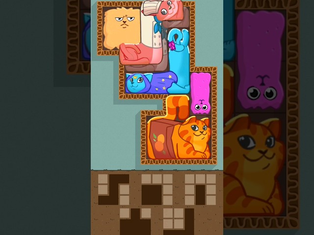 Puzzle Cats Walkthrough (android iOS) gameplay #shorts #shorts #game #funny 167