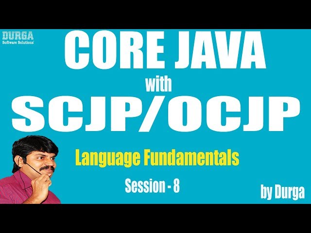 Core Java with OCJP/SCJP: Language Fundamentals Part-8 || Arrays Part-3