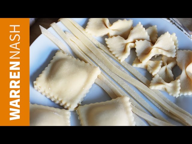 How to make Pasta without a Machine - Homemade & Fresh - Recipes by Warren Nash
