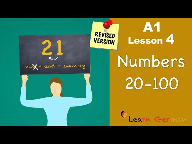 A1 - Lesson 4 | Numbers 21-100 | Zahlen | German for beginners | Learn German