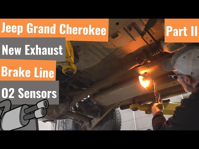 Jeep Grand Cherokee: Loud Exhaust, Engine Light & Leaking Brake Line - PART II