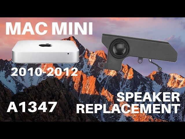 Mac Mini A1347 - Speaker Replacement (2010-2012)