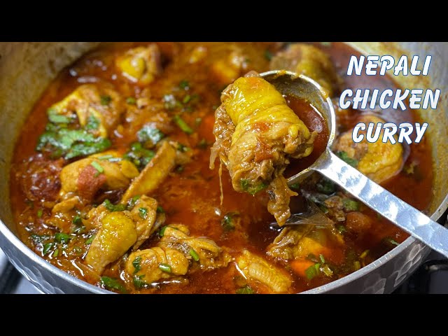 नयाँ तरीकामा चिकन  ग्रेभी || Super Tasty Nepali Chicken Curry