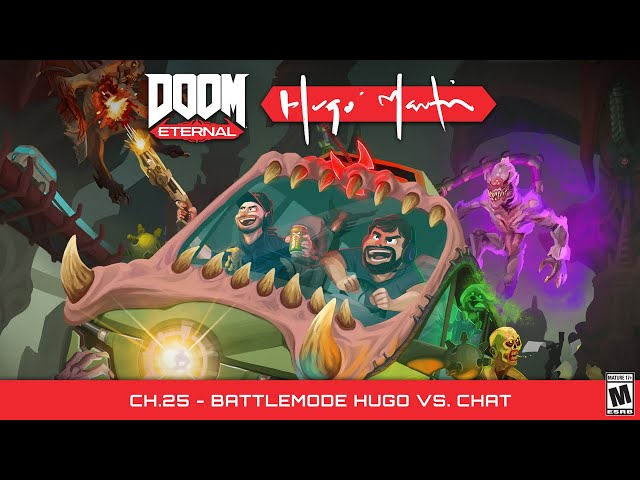 DOOM Eternal: Hugo Martin's Game Director Playthrough - Ch.25 BATTLEMODE Hugo vs Chat