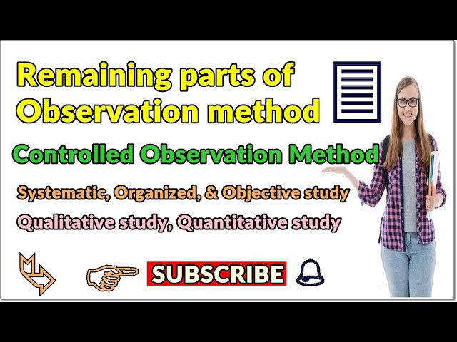 Remaining parts of Observation method