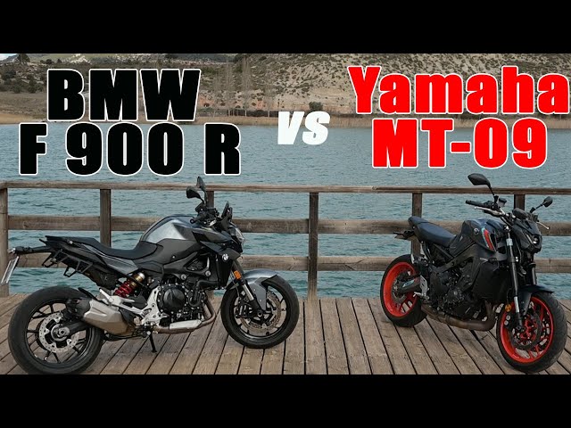 BMW F 900 R vs Yamaha MT-09: naked middleweight sport bike shootout.