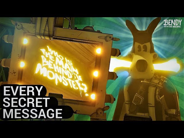 EVERY Secret Henry Message Analyzed! (Bendy & the Ink Machine Chapter 1-5 Secrets)
