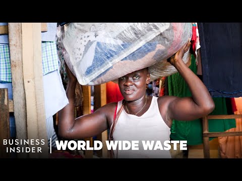 How 7.5 Million Pounds Of Donated Clothes End Up At A Market In Ghana Every Week | World Wide Waste