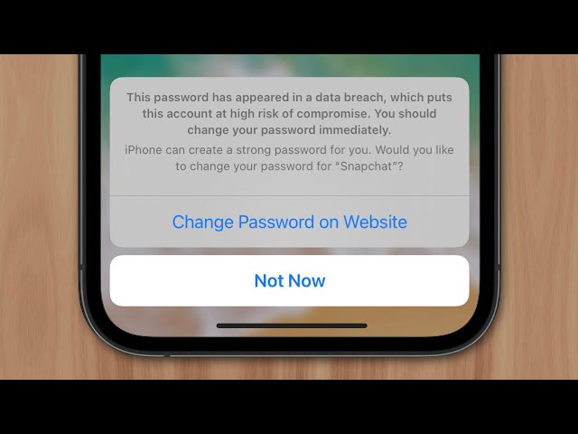 Why iPhone Says Your Password Was Leaked