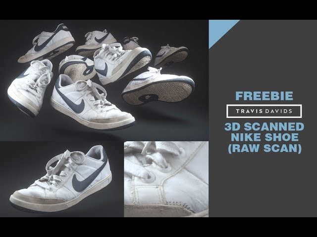 FREEBIE - 3D Scanned Nike Shoe (RAW SCAN)