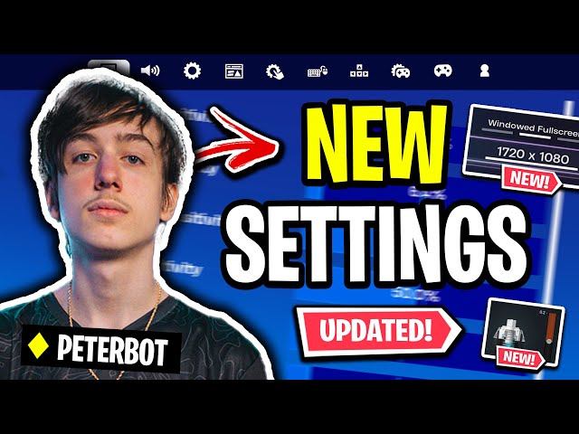 Peterbot Reveals NEW Settings Fortnite Chapter 5 Season 2! (UPDATED 2024)