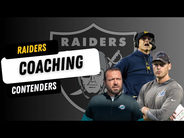 The New Head Coach ? | Las Vegas Raiders' Top 3 Head Coach Candidates