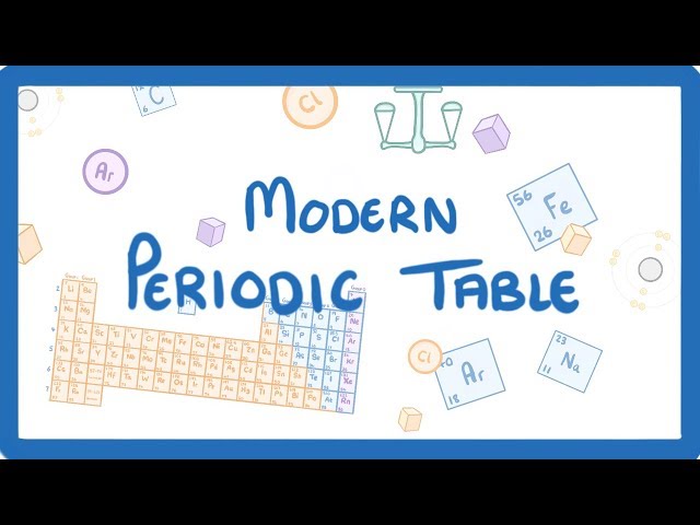 GCSE Chemistry - Modern Periodic Table  #9