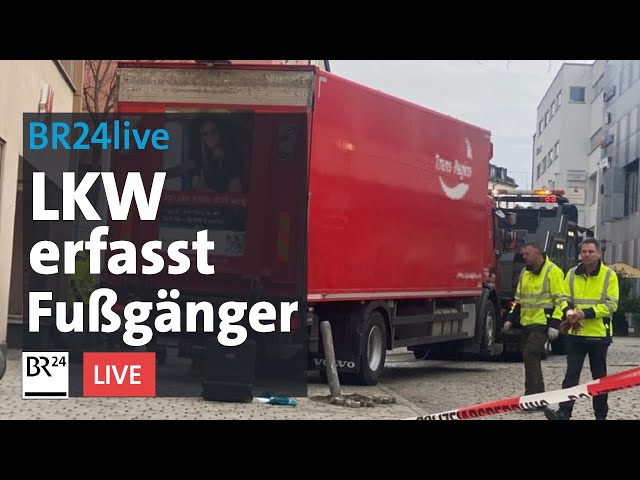 LKW erfasst Fußgänger - Tote und Verletzte in Passau | BR24live