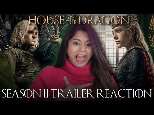 House of the Dragon Season 2 I Official Green and Black TRAILER REACTION!!