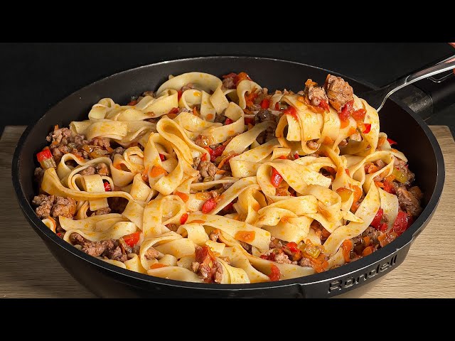 Delicious pasta recipe from the best restaurant! You can't imagine how easy it is!
