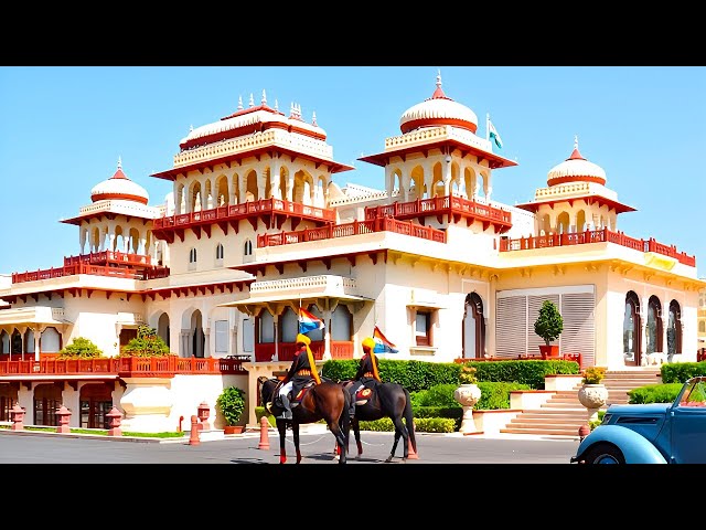 Taj Rambagh Palace Jaipur India - Best Hotel in the World (full tour in 4K)