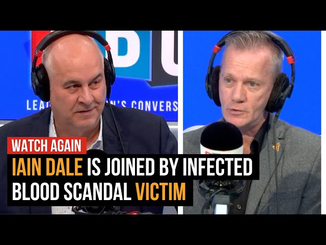 Iain Dale was joined by victim of contaminated blood scandal | Watch again