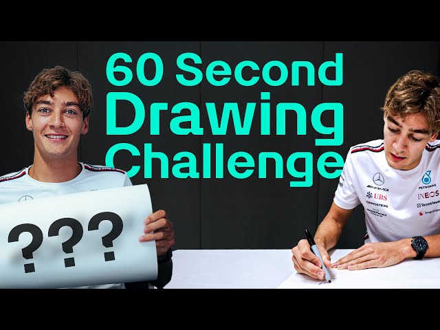 George Tries to Draw the W14 in 60 Seconds! 🎨
