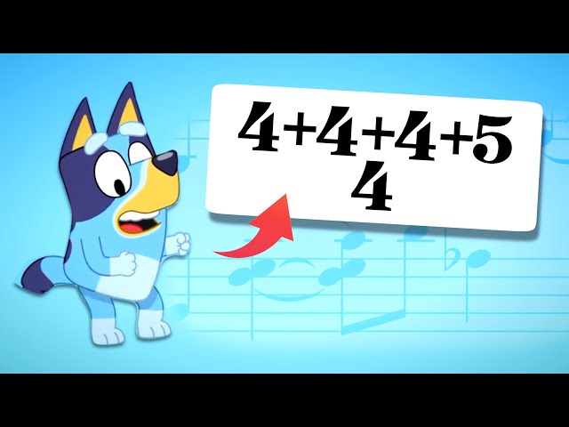 What is the TIME SIGNATURE of the Bluey Theme? | Q+A