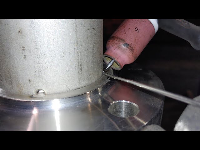 Another way to learn stainless pipe TIG welding to ANSI flange