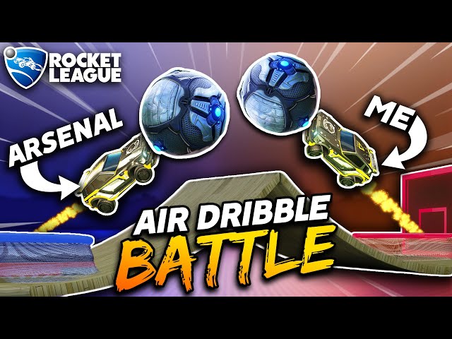 I CHALLENGED ARSENAL TO SEE WHO'S THE BETTER AIR DRIBBLER