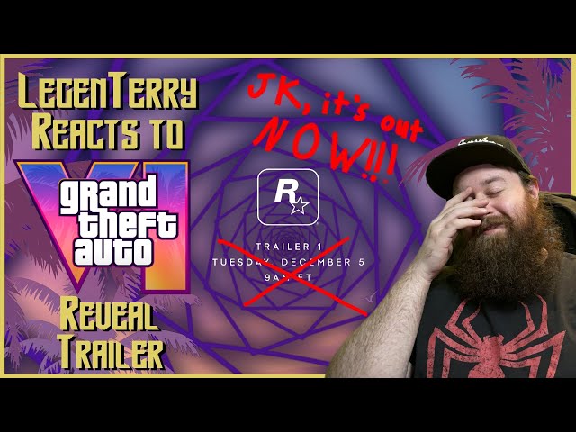 LegenTerry Reacts - Grand Theft Auto 6 (GTA VI) Trailer 1